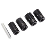 5Pcs Bolt Nut Remover Set Professional Bolt Nut Extractor Socket Set for Removing Damaged Dead V1294-YM0703-3111230001411