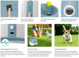 automatic ball launcher, ball thrower, rechargeable ball thrower, interactive toy, V1102-137-35024-BLU-L