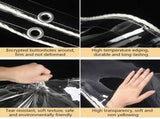 Transparent Rain Tarpaulin Thickened Windproof Rainproof Tarp Multipurpose Rainproof Tarp Cover for V1294-YM0901-240606HL03-6