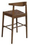 Elliot Leather Kitchen Counter Stool V199-BR091NKLHWN