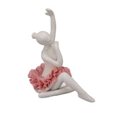 Dancing Ballerina Girl Figurine Ceramic Ballet Girl Figure Ballet Dancer Statue Sculpture Desk V1294-YM0706-3115230068711
