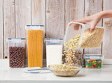 14-pack Transparent Food Storage Jars with Airtight Lids Kit V1237-ZY-506-0068