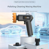 Cordless Car Polisher and Waxer Kit - 2-Speed Electric Buffer with LCD Display - Magnetic Quick V888-ELOSUNG56463