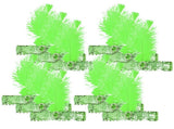 12x 1920s FLAPPER HEADBAND Headpiece Feather Sequin Charleston Gatsby Party BULK - Green V563-BR-12FLAPPERHDBND-GRN