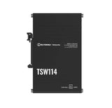 Teltonika TSW114 Gigabit DIN Rail Ethernet Switch,Easy Mounting, 5x Gigabit Ethernet Ports with V1202-V2-NHT-TSW114