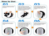 Air Compression Heated Foot Massager, Sole & Ankle Dual Zone Kneading with 4 Intensities, 4 Temp and V888-ELOSUNG55104-1
