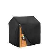 Outdoor Playhouse Cover, Plastic Playhouse Special Waterproof Covers Double Stitched Seam, V1192-AZ-W-3546