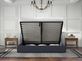 Milano Luxury Gas Lift Bed with Headboard - Charcoal No.35 - King ABM-10001606