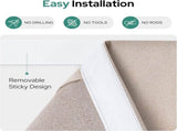 100% Natural Linen Blackout French Door Curtains, Privacy Door Window Curtains, 26 X 72 Inch Room V1258-DP02-C-1330