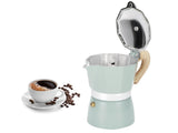 Stovetop Coffee Maker, Aluminum Moka Pot Kettle for Home Kitchen, 150ml V1263-JX-2994