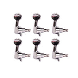 Electric Guitar Machine Heads Plated Silver Tuning Keys Durable Metal Guitar Pegs V1366-AZ2-W-27485