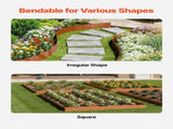 Steel Landscape Edging, 6 Packs 40 x 6 in Weather-Resistant & Pre-Rust Metal Landscape Edging, V952-NHGJSPZ6PCS4V29W9V0