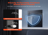 Wall Safe, 3-Tier Hidden Wall Mounted Safe Password & Key, Q235 Cold-Rolled Steel In-Wall Box V952-BGBXJ4145625LE5K9001V9