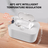 Baby Wipe Warmer and Baby Wet Dispenser,5 Modes of Temperature Heating Control Portable Diaper V1370-AZ4-08268