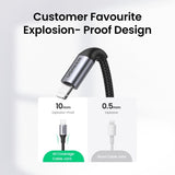 UGREEN 60761 USB-C to iPhone 8-pin Fast-Charging Cable 2M V28-ACBUGN60761