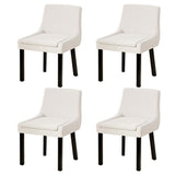 Artiss Dining Chairs Set of 4 Corduroy Wooden Beige BA-K-DIN-01-FA-BGX4