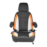 Forklift Seat Mower Tractor Seat Adjustable Back Seatbelt & Headrest V952-CCZYCGKFSAQDXWZDKV0