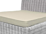 4-Pack Cream Tie-On Chair Seat Cushions with Removable Covers, 45 x 40 cm V1188-MS-731-050