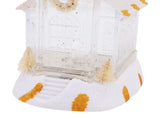 LED Lighted Xmas House Music Box USB Battery Operated Snow Frosted Glittering Village Building Xmas V1294-YM0901-3115250056411