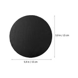 Black Serving Platter Set of 2 - Stylish Dinner Plates for Home, Kitchen, Parties, and Special V1370-AZ4-11517
