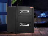 Double Doors 4.5 cu.ft Safe Box with Key Lock & Password, Safe Lock Box with Fireproof Bag, Key V952-LMBXXLS452CU8Z59AV9
