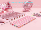 AK33 82 keys Compact Gaming Mechanical Keyboard with Anti-ghosting Keys for Game V201-W11325495
