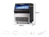 Devanti 35kg Commercial Ice Maker Freestanding Ice Cube Machine IM-B-ZB35F-COM
