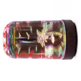 3D Glass Humidifier LED Aroma Humidifier with Coconut Tree Pattern V1294-YM0901-JY31123-01