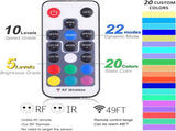 RGB Color Changing LED Under Cabinet Lighting Kit,Aluminum Slim Cabinet LED Puck Lights for Kitchen V1171-CC-AYLBHC016-AU