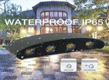 Wall Lamp, LED 8W IP65 Waterproof Aluminum Up Down Light, Warm White V1188-MS-520-052