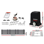 Lockmaster Automatic Sliding Gate Opener Kit Keypad 4M 1000KG GO-SGO-DSR1000-AC-172-RX2