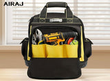 Tool Backpack Durable Tool Bag Organised Tool Storage Professional Tool - Black - Size regular V1106-148-65719-BLK-REGULAR
