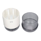 1000ml Air Humidifier Double Spray with Night Light USB Charging Mist Vaporizer for Home White V1294-YM0717-3113220184311