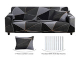 3 Seater Elastic Sofa Cover Stretch Couch Slipcover 190-230cm V1263-JX-3538