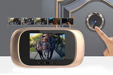 Wireless Digital Door Peephole LCD Display Door Viewer with Camera Home Security System -Gold V1263-JX-6265