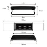7-in-1 Aquarium Sand Washer Upgrade AU Plug / 15W 66LED RGBW Aluminum Shell Stand Light V201-BCJHDHLYG118