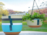 Hanging Double Chain Hanging Basket Planter Home Balcony Indoor Automatic Water Absorbing Basin V1294-YM0626-230208LD01-2