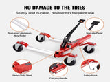 Wheel Dolly, Max Capacity 1500 Lbs Car Dolly, Car Jack Dolly Lifter with 360&deg Rotatable Wheels, V952-ZHSKU00000000000101