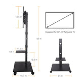 Home Theatre/ School Display Stand Mobile Tv Trolley Floor Stand Bracket 32-70" V767-U-690-LZ
