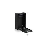 Galvanized Steel Mailbox With Key And Name Plate V1188-MS-227-1240