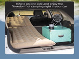 Beige Multi-Chamber Car Inflatable Air Mattress with Electric Pump, Storage Bag & Pillows for V888-ELOSUNG45656