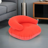 Lightweight Inflatable Camping Couch Chair in Soft Flocked for Outdoor Comfort V1370-AZ4-18018