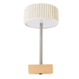 Rechargeable Desk with Fabric Shade Top Mirror Table Light Modern Touch Dimmable LED Bedside V1294-YM0901-3119240153411