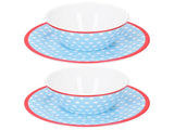 4Pcs/Set Salad Fruit Plate Dish Bowl Set Dinnerware Tableware for Home Restaurant Supplies V1294-YM0721-3118210043511