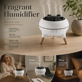 Floating Jellyfish Essential Oil Humidifier, Voice Control Color Light, Cozy Bedroom Sleep Aid V1221-XM-LB1728-GM60
