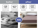 4 PCS Bed Sheet Holder with Lock Strips, Heavy Duty Bed Sheet Corner Fastener, Removable Bed Sheet V1259-DP01-A-3255