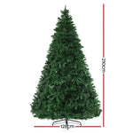 Jingle Jollys Christmas Tree 2.1m Xmas Tree Decoration 8 Light Mode Multi Colour XM-TR-E-WELL-7F-MC