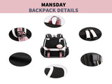 Fashion Backpack Casual Laptop Backpack Large Capacity Backpack Outdoor Daypack Travel Bag Middle V1370-AZ4-06169