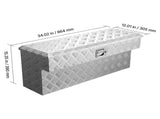 Truck Bed Tool Box, Heavy Duty Aluminum Tool Box with Tread Patterns, Storage Toolbox Chest V952-CZGJX33INCHY6ZBO7001V0