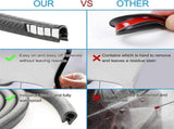 10 m edge protection edge profile black pipe tape clamping profile rubber V1237-ZY-203-0330